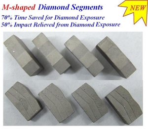 China, Wanlong Diamante segmentos de hoja de sierra, corte de granito, mármol, piedra arenisca, basalto, <span class=keywords><strong>andesita</strong></span> piedra - Product Image 4
