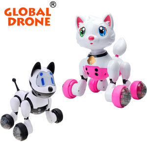 Fxd niño inteligente juguete <span class=keywords><strong>robot</strong></span> control de la voz cantando y bailando perro/gato Toy <span class=keywords><strong>robot</strong></span> electrónico perro de juguete - Product Image 1