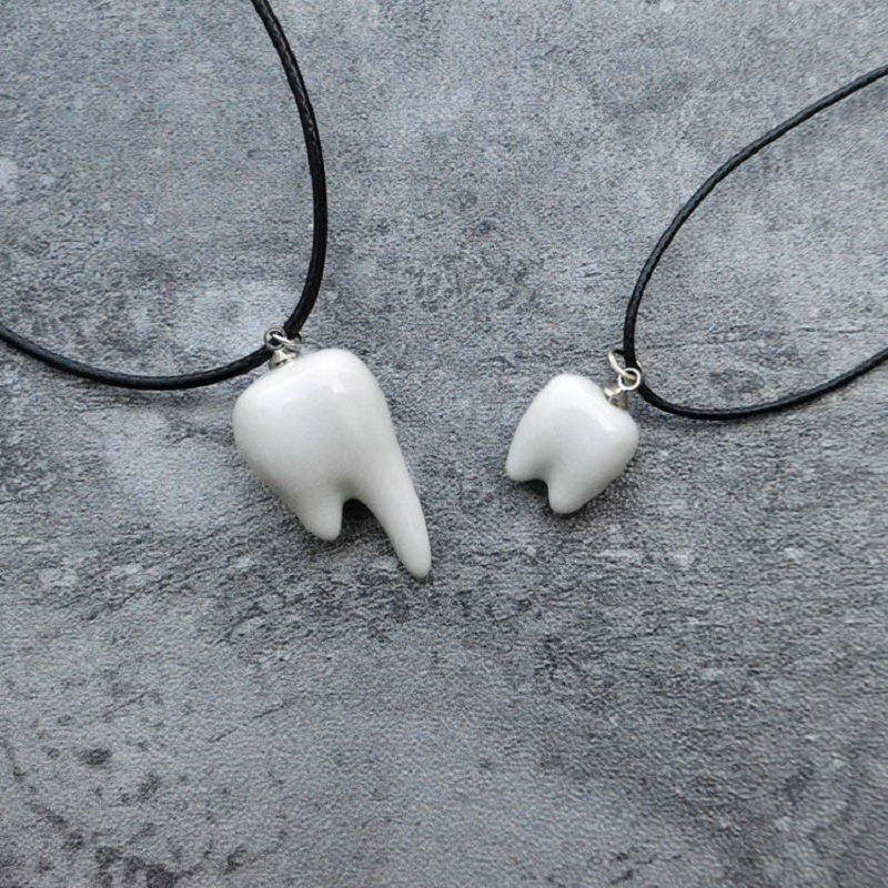 Best Selling Human Tooth Necklaces Unique and Stylish Dental Jewelry
