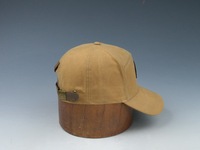Logo personnalisé Casquette camping-car 7 panneaux en toile de coton ciré de haute qualité avec écusson en cuir