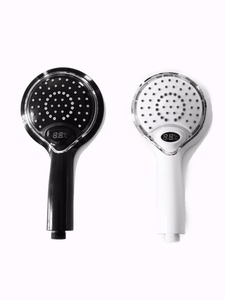Cabezal de Ducha LED con Pantalla de Temperatura y Alta Presión, con Opciones de <span class=keywords><strong>Lluvia</strong></span> y Ducha Manual, Montaje en Pared, Acabado Cromado/Negro - Product Image 6