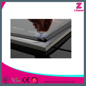 Hộp Đèn <span class=keywords><strong>LED</strong></span> Khung Ảnh Quảng Cáo Mỏng Bằng Nhôm Có Hút Từ Tính Tùy Chỉnh Phim Bán Chạy 2019 - Product Image 4