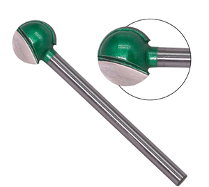 Fresa de llave semicircular con bola de tallado de raíz, broca de enrutador de madera de bola - Product Image 4