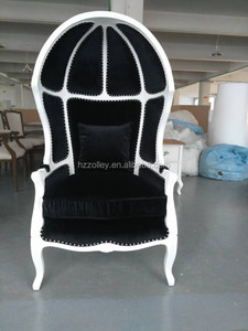 Meubles <span class=keywords><strong>anciens</strong></span> français hôtel hobby lobby or finition demi - cercle chaise, En forme d'oeuf canopy chaise à manger - Product Image 3