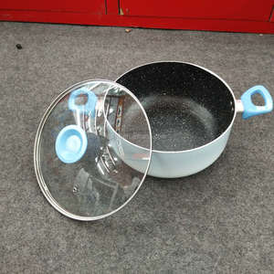 Ensemble d'ustensiles de cuisine antiadhésifs à peinture bleue, antiadhésifs, pour la cuisine, de 20/24/28CM, 2 ou 3 pièces - Product Image 5
