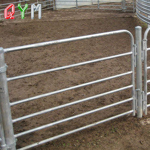 Paneles de Cerca para Caballos con Recubrimiento de Color Verde, Corral Metálico Portátil - Product Image 2