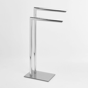 <b>Wooden</b> Black Color <b>Standing</b> Hanging <b>Towel</b> Racks - Product Image 2