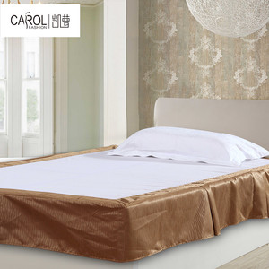 Alta calidad hotel Lino Plisada Básica Plisada falda de la cama - Product Image 1
