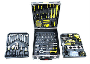<strong>Swiss</strong> <strong>kraft</strong> household <strong>tool</strong> 10 <strong>set</strong> 186 pcs aluminum case carbon steel/crv tianlun or your logo - Product Image 2