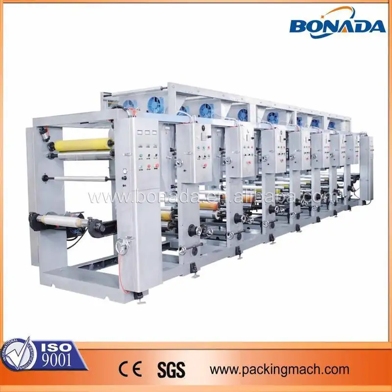ASY Series High quality Economical gravure printer price/8 color rotogravure printing machine for sale for plastic film