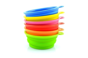 Tpe tigela de plástico dobrável para cachorros, alimentador para animais de estimação e gato, tigela dobrável para viagem - Product Image 6