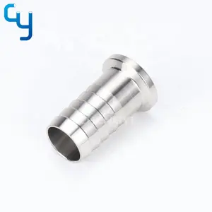 Sanitary 304 316L Stainless Steel pipe quick connection ferrule Tri clamp hose coupling