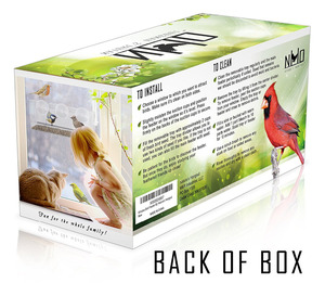 Khay Cho Chim Ăn Lớn Trong Suốt Với Khay Có Thể Tháo Rời Lỗ Thoát Nước Và 3 Cốc Hút Cho Chim Ăn - Product Image 6