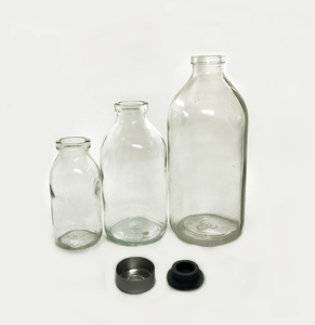 Bouteille d'injection médicale vide de 8 oz en verre à vendre Bouteille de solution saline pour liquide médical - Product Image 2