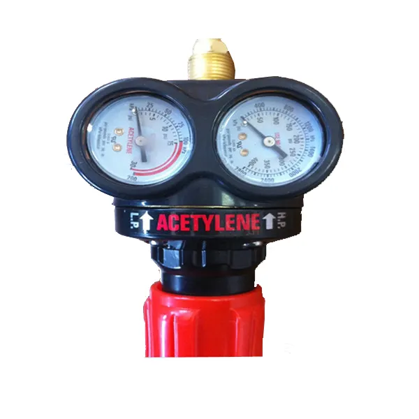 Hoge Kwaliteit Js-1301 Messing Zuurstof/Acetyleen/Propaan Gas Hoge Drukregelaar Met Twee Manometer