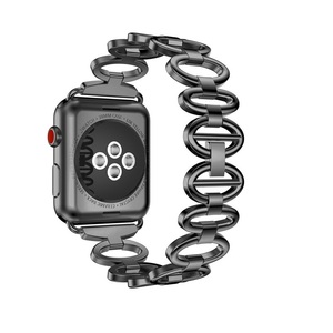Siyah Fitness Ayarlanabilir Bileklik Için iWatch, Özel Saat Kayışı Band Apple Izle Serisi 1 2 3 Için - Product Image 1