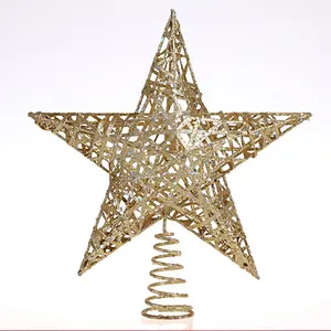 2024 Metal Christmas Tree ornament Top wire Star