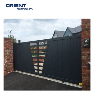 Cho Nhà An Ninh Ấn Độ Nhà Chính Cổng Nhôm Trượt Cổng Thiết Kế - Product Image 3