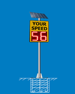 Car <strong>Speed</strong> Led Solar Power radar Traffic Detector <strong>Speed</strong> <strong>Display</strong> Sign radar Limit <strong>Board</strong> - Product Image 5