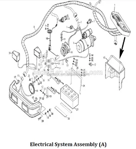 Jinma 450 454 Tractor Spare Parts & Electrical System Assembly