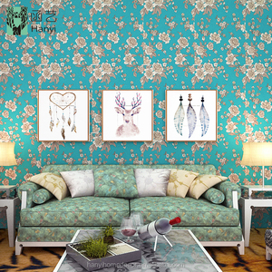 Papel tapiz de <span class=keywords><strong>vinilo</strong></span> de China, diseños de papel tapiz de flores para fotos, decoración del hogar - Product Image 5