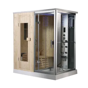 Porte coulissante de haute qualité sauna bain intérieur salle de douche à vapeur de luxe