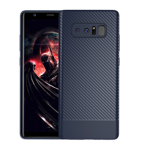 Custom Soft <span class=keywords><strong>fibra</strong></span> de carbono patrón caso teléfono cubre para Samsung Galaxy note 8 - Product Image 4