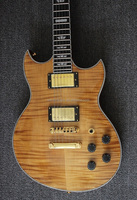 Weifang Rebon 6 String LP Double Cut Flamed Maple Electric Guitar