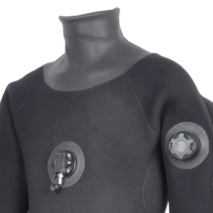 Impermeable con válvulas manga completa 6mm neopreno traje seco - Product Image 4