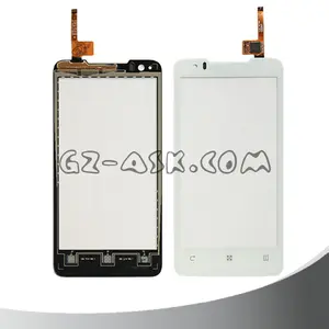 Lenovo smartphone lenovo p770 dokunmatik ekran digitizer cam panel Beyaz için cep telefonu parçaları
