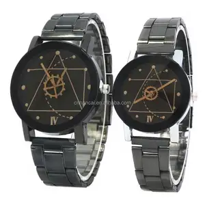 Новые роскошные часы модные часы из нержавеющей стали для мужчин кварцевые аналоговые наручные часы Orologio Uomo Лидер продаж