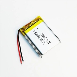 Batterie au lithium-ion rechargeable 3.7v <span class=keywords><strong>800mah</strong></span> 2.96wh pour le suivi GPS série 703040 - Product Image 1