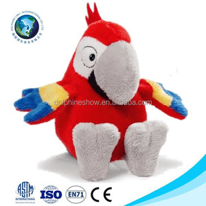<span class=keywords><strong>2015</strong></span> colorido loro marioneta de mano promocionales loro de peluche de juguete de peluche suave de peluche de loro de - Product Image 3