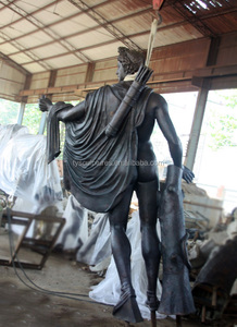 Statue Apollo en laiton avec tulle, grande taille, de haute qualité, célèbre sculpture grecque, prévente - Product Image 2