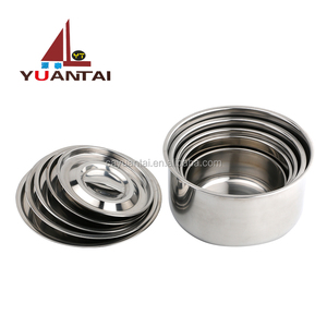 ชุดเครื่องครัวหม้อสแตนเลส 410 ใหม่ ขายส่ง ราคาถูก หม้อทำอาหาร หม้อบิรยานี พร้อมฝาปิด - Product Image 4