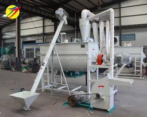 Động vật thức ăn trộn máy được sử dụng với Hammer Mill 500kg/mẻ