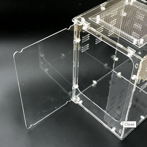 Terrario per Rettili in Plastica Acrilica per Ragni Lucertole e Gechi Design Senza Viti - Product Image 3