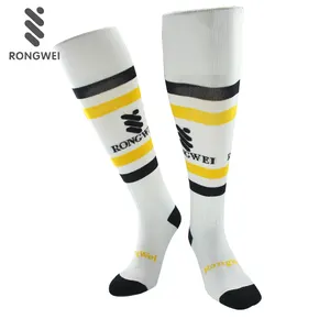 La rodilla de fútbol calcetines hockey rubgy calcetines terry Toalla de deportes calcetines diseño libre