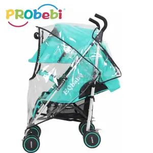 PROBEBI baby stroller rain cover anti uv transparent clear probebi pvc ecofriendly pvc hook loop tape transparent plastic cover