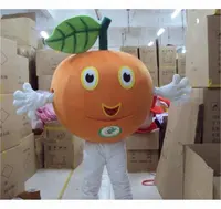 Disfraz naranja adulto para evento, tela de publicidad disfraz de mascota naranja para la venta