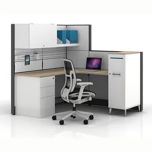 Modern design cheap price combined green material full steel partition customized 1seat cubical workstation