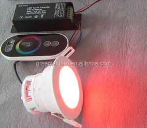 Dmx rgb LED Downlight RGB + Beyaz 12 v ile 4 teller