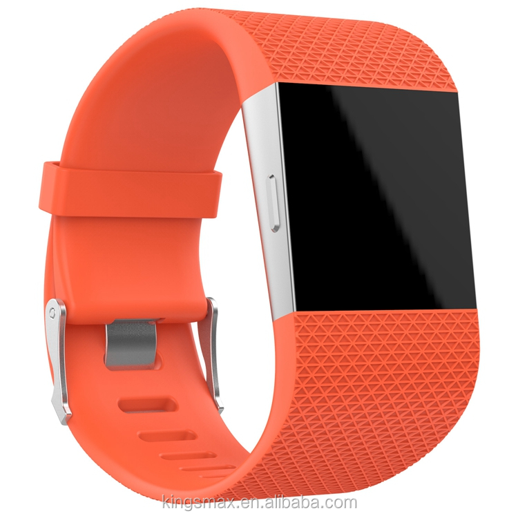 2017 vente chaude bracelet de remplacement en silicone band pour Fitbit Surge