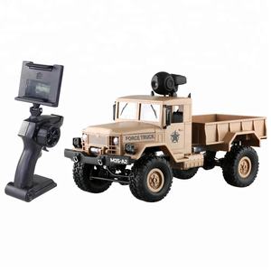 Camionnette RC tout-terrain <span class=keywords><strong>4x4</strong></span> FY001A 2,4 GHz 1/16 avec éclairage avant, WiFi FPV, caméra 0,3 MP, moteur à balais, <span class=keywords><strong>camion</strong></span> <span class=keywords><strong>militaire</strong></span> RTR - Product Image 5