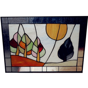 Feuille de <span class=keywords><strong>cuivre</strong></span> trempé vitrail fantaisie mosaïque à motifs en verre tiffany vitrail - Product Image 1