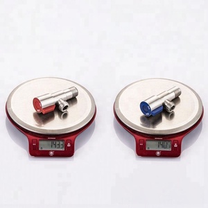 Robinet d'angle en acier inoxydable 304, filetage G1/2, poignée rouge et bleue, nickel brossé, pour toilettes et salle de bain, eau chaude et froide - Product Image 6