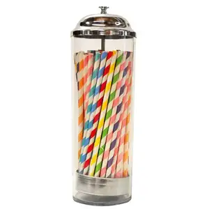 Straw Dispenser Holder - Drinking Straw Holder Plastic Straw Holder For  Kitchen Milk Tea Shop Coffee Shop,Straw Dispenser