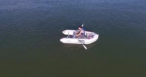10ft Valmex Pvc aufblasbares Segelboot mit Aluminium boden Schnelle Lieferung Karpfen angeln - Product Image 6