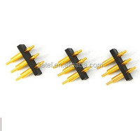 Suministro Directo de Fábrica JIATEL JT-Pogo-53 Conector Pogo de Latón de 2, 3, 5, 6 y 10 Pines y Conector de Placa con Chapado en Oro