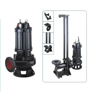 WQ series cast-iron sewage 3 phase sludge pumpmp sewage pumps high volume submersible